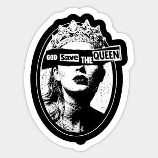 God Save the Queen Taylor Reputation Era Inspired TTPD Sticker